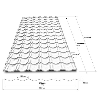 Tôle imitation tuile emboîtable | Yousteel