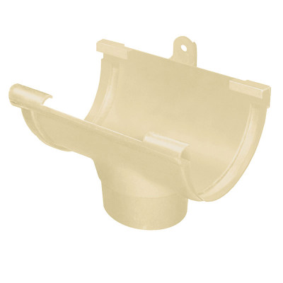 Naissance centrale BI-SYSTEM pour gouttière PVC 25 sable