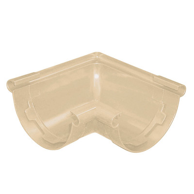Angle pour gouttière PVC 25 sable