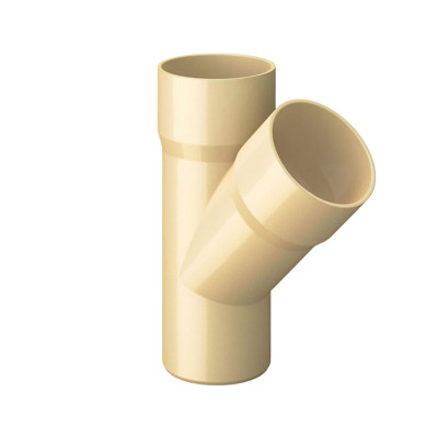 Culotte pour gouttière PVC 25 sable
