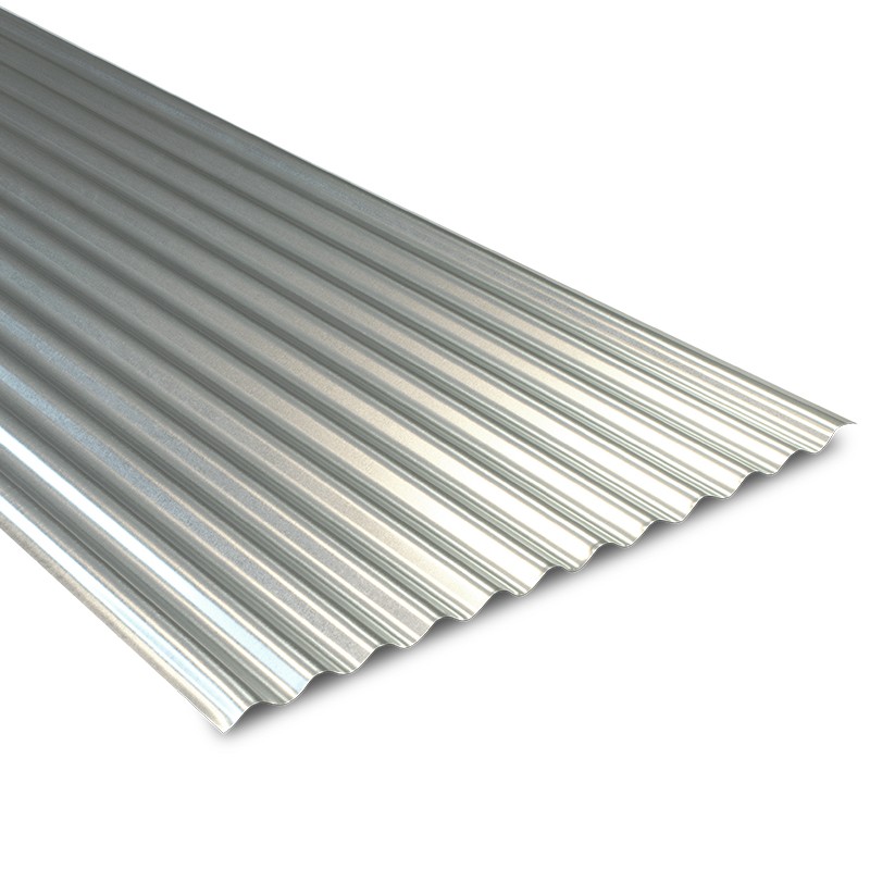 Tôle ondulée galvanisée pour couverture métallique 2100x900 mm BOTAN®